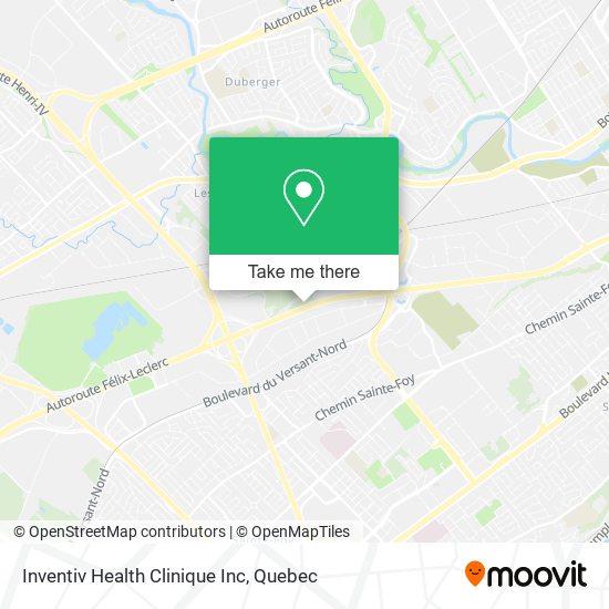 Inventiv Health Clinique Inc map
