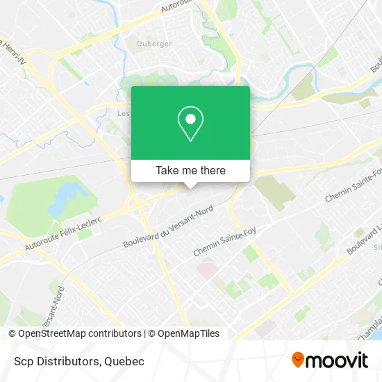 Scp Distributors map