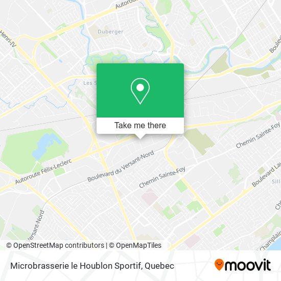 Microbrasserie le Houblon Sportif map