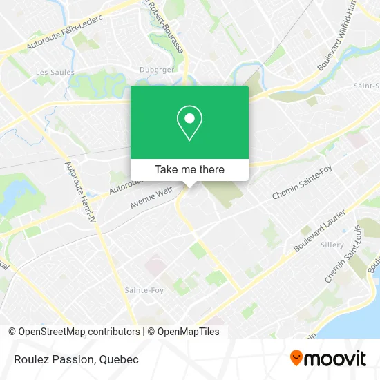 Roulez Passion map