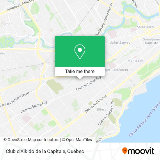 Club d'Aïkido de la Capitale map