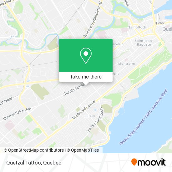 Quetzal Tattoo map