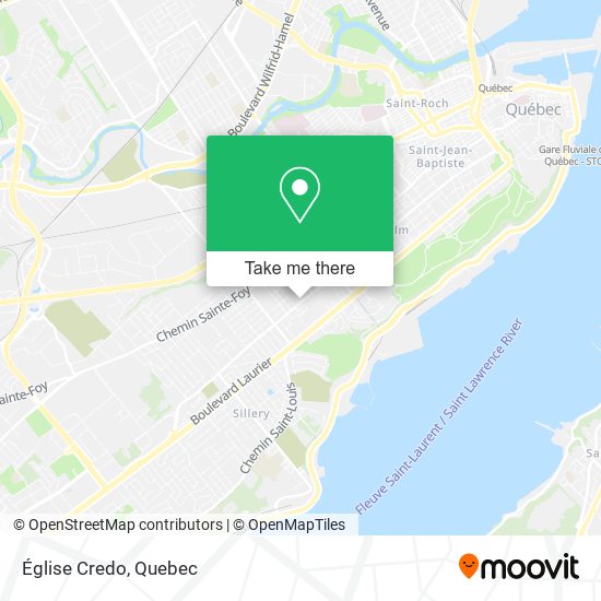 Église Credo map