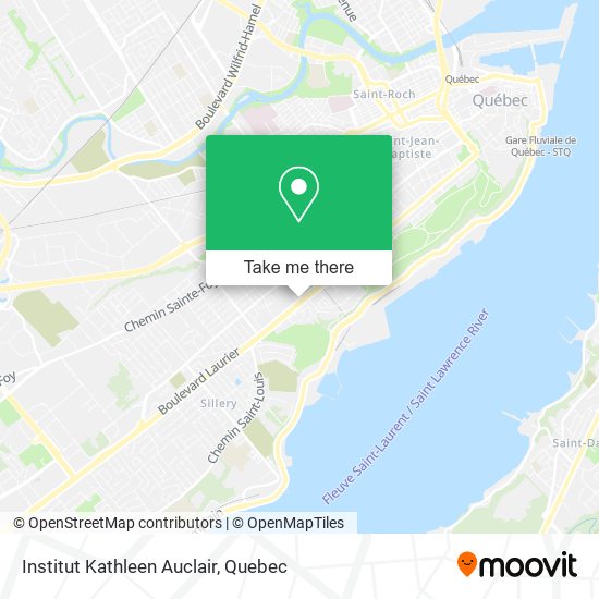 Institut Kathleen Auclair map