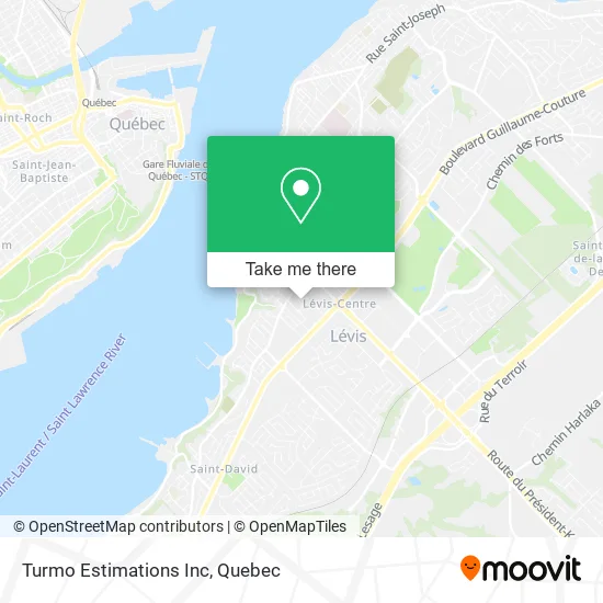 Turmo Estimations Inc map