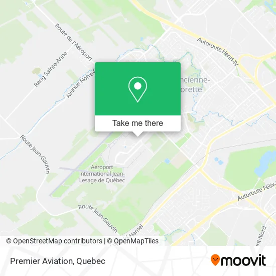 Premier Aviation map