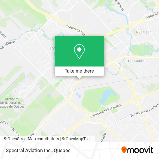Spectral Aviation Inc. map