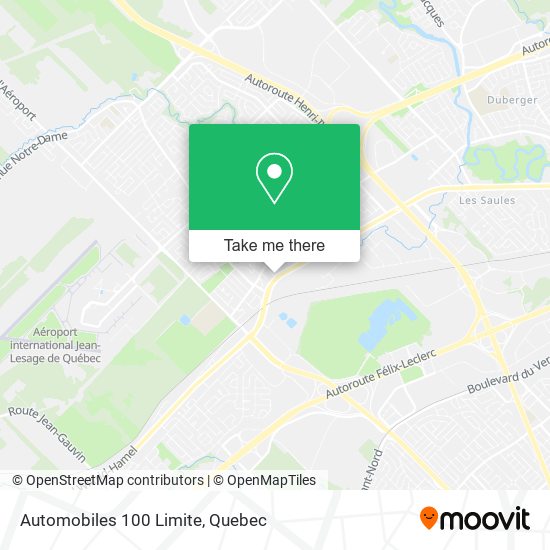 Automobiles 100 Limite map