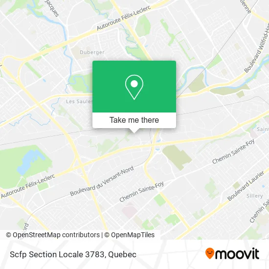 Scfp Section Locale 3783 map