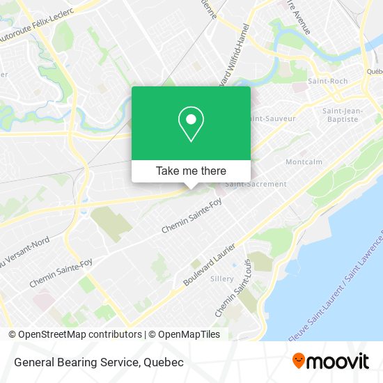 General Bearing Service map