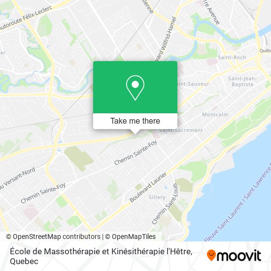 École de Massothérapie et Kinésithérapie l'Hêtre map