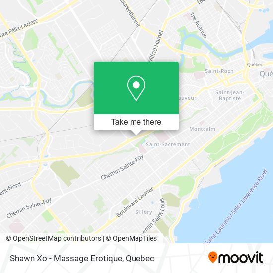 Shawn Xo - Massage Erotique map