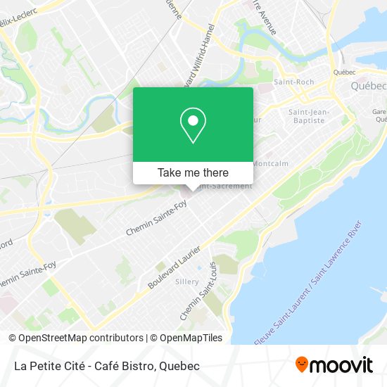 La Petite Cité - Café Bistro map