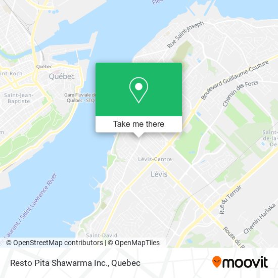 Resto Pita Shawarma Inc. map