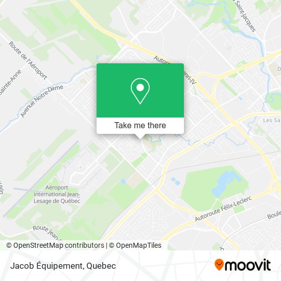 Jacob Équipement map