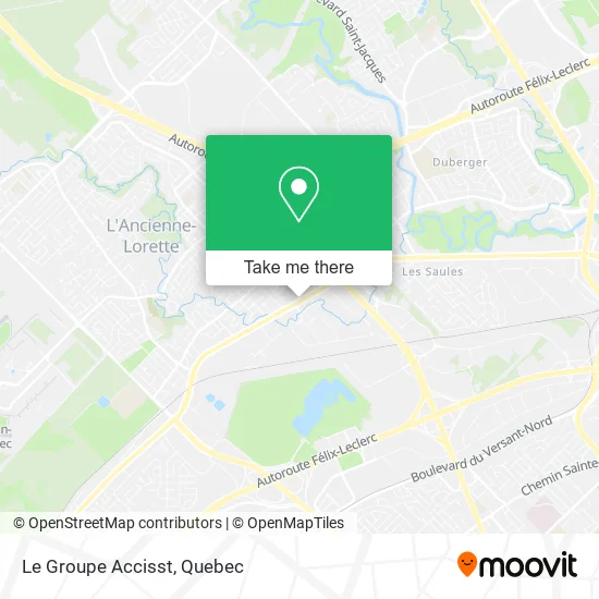 Le Groupe Accisst map