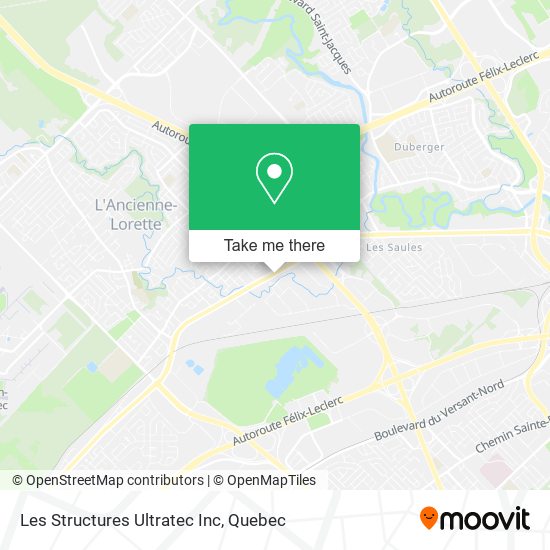 Les Structures Ultratec Inc map