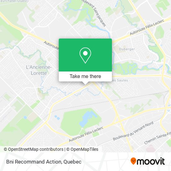 Bni Recommand Action map