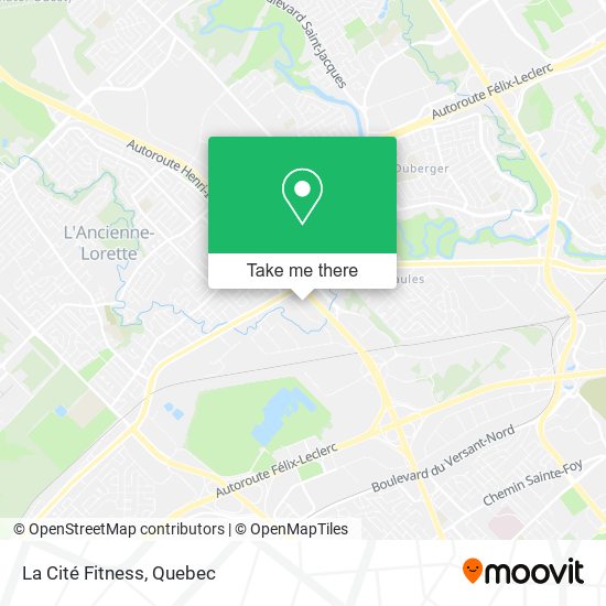 La Cité Fitness map