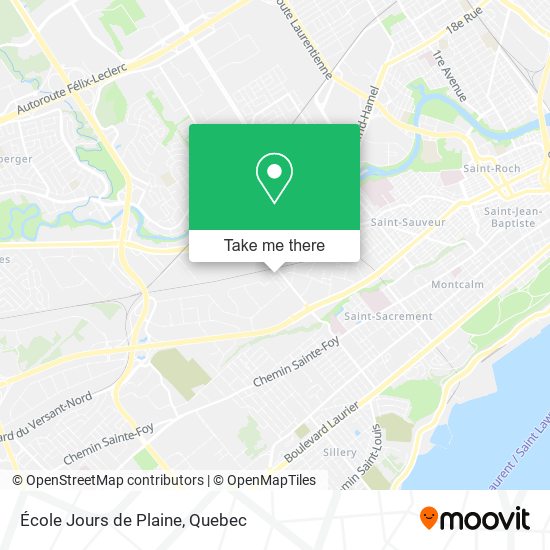 École Jours de Plaine map