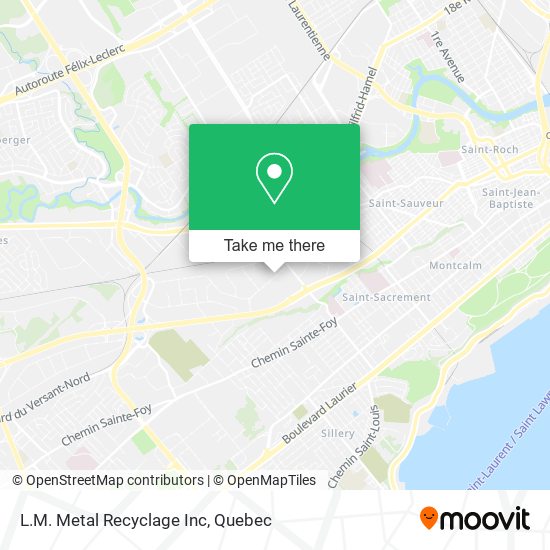 L.M. Metal Recyclage Inc map