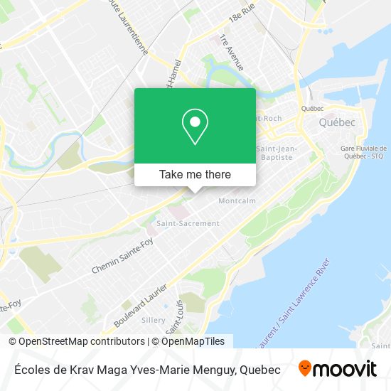 Écoles de Krav Maga Yves-Marie Menguy map