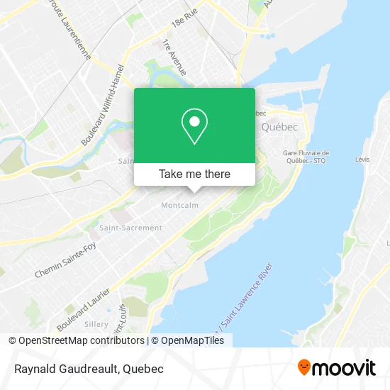 Raynald Gaudreault map