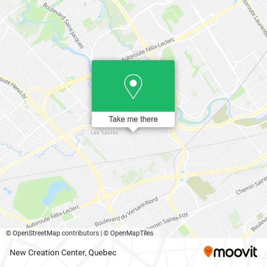 New Creation Center map