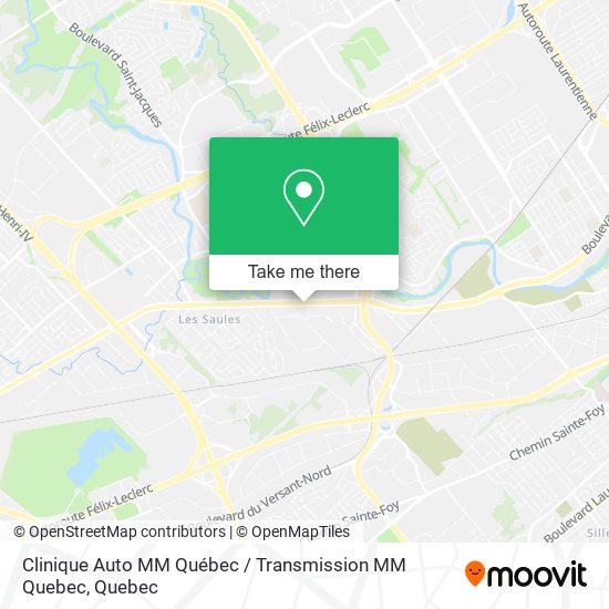 Clinique Auto MM Québec / Transmission MM Quebec map