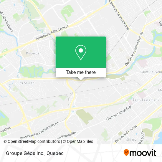Groupe Géos Inc. map