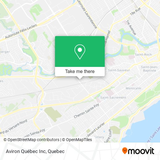 Aviron Québec Inc map