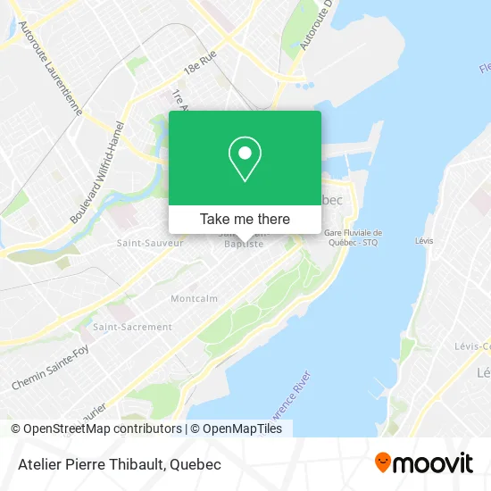 Atelier Pierre Thibault map