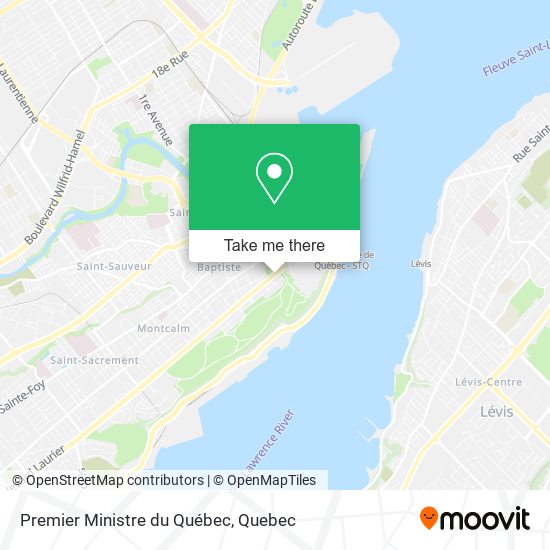 Premier Ministre du Québec map