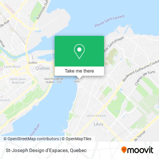 St-Joseph Design d'Espaces map