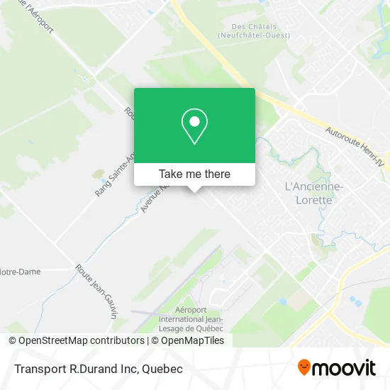 Transport R.Durand Inc map