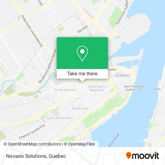Novaxis Solutions map