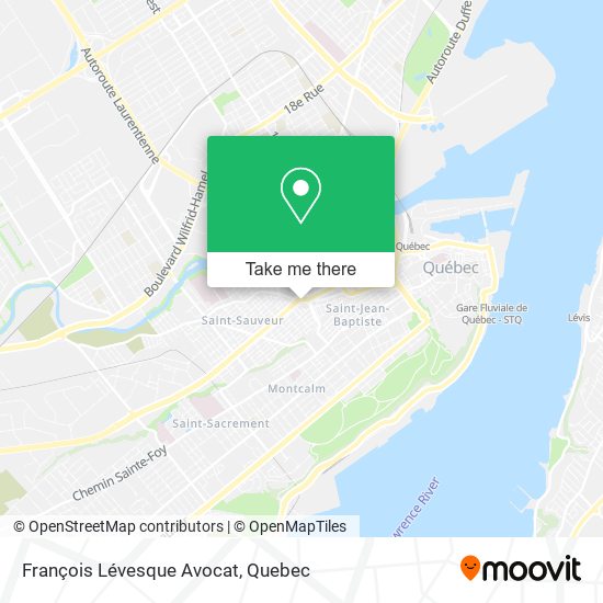 François Lévesque Avocat map