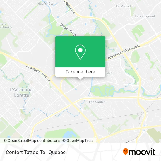 Confort Tattoo Toi map
