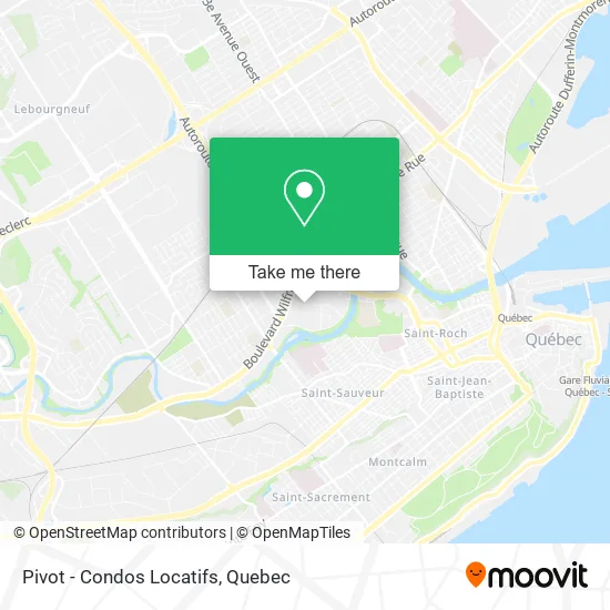 Pivot - Condos Locatifs map