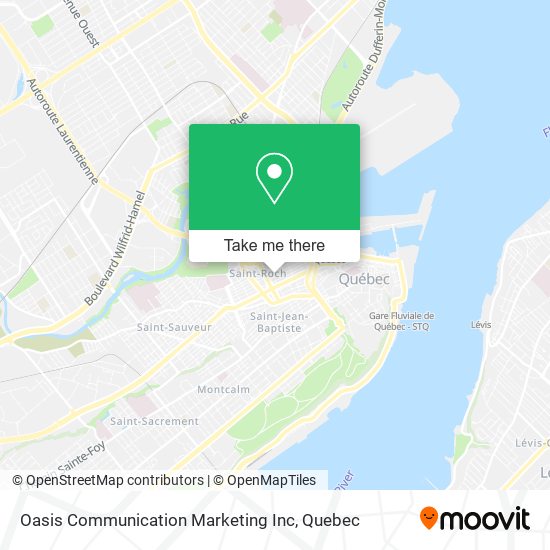 Oasis Communication Marketing Inc map