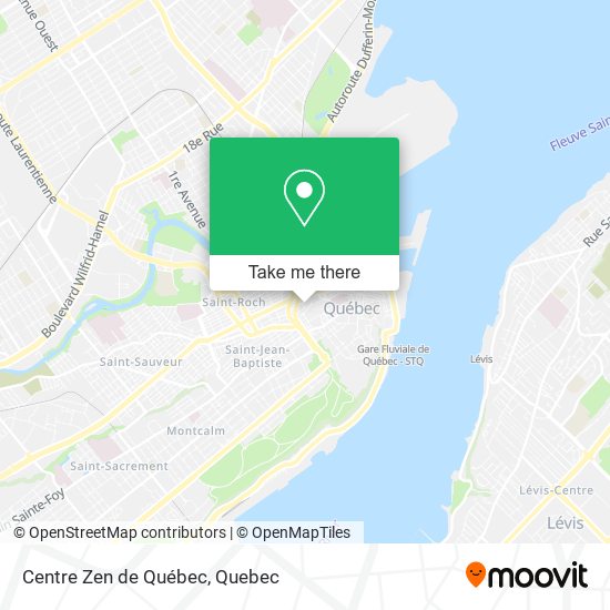 Centre Zen de Québec map