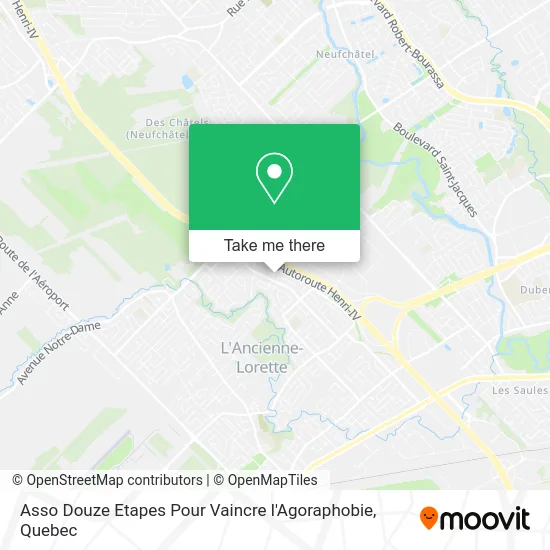 Asso Douze Etapes Pour Vaincre l'Agoraphobie map