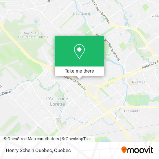 Henry Schein Québec map