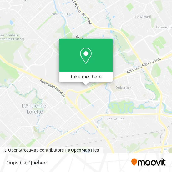 Oups.Ca map