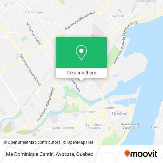 Me Dominique Cantin, Avocate map