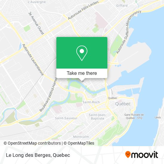 Le Long des Berges map