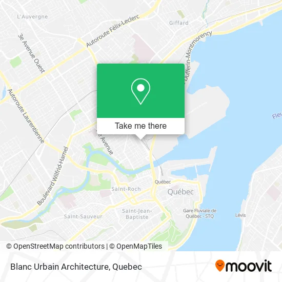 Blanc Urbain Architecture map