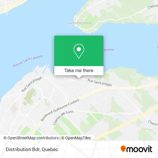 Distribution Bdr map