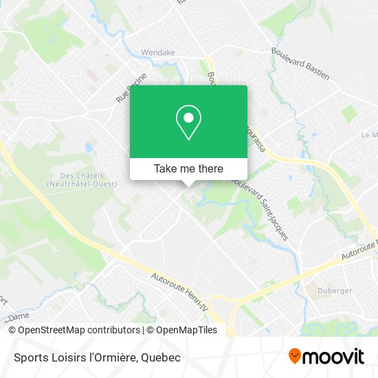 Sports Loisirs l'Ormière map