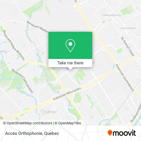 Accès Orthophonie map